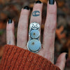 Made to your size ring or pendant - Frosty the Snow Jack