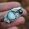 Made to your size ring or pendant - Haunted Frost