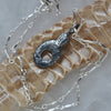 Serpent's Hag Stone, OCEAN hag stone, Necklace