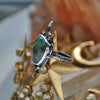 Size 5.25, Moon&Star SINGLE, Emerald