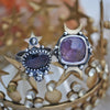 Size 7, Moon&Star sets, Black Opal & Amethyst