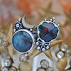 Size 7, Moon&Star sets, Emerald & Black Opal