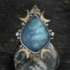 Size 7, Cloud Diviner Ring, Aquamarine