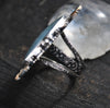 Size 7, Cloud Diviner Ring, Aquamarine