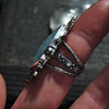 Size 7, Cloud Diviner Ring, Aquamarine