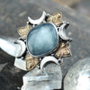 Size 5.5, Cloud Diviner Ring, Aquamarine