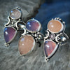 SIZE 7, Daydream - Purple Chalcedony, Peach Morganite