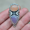 SIZE 9, Daydream, Peach Aventurine, Purple Chalcedony