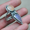 SIZE 9, Daydream, Peach Aventurine, Purple Chalcedony