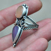 SIZE 9, Daydream, Peach Aventurine, Purple Chalcedony