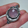 Size 10, Lunar Dew, Purple Chalcedony