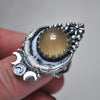 Size 7.5, Lunar Dew, Star Citrine