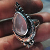 Size 8.25 + Lunar Dew, Star Rose Quartz