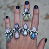 Size 7, Sea Horse Queen, Lepidolite & Morganite