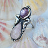 Size 7, Sea Horse Queen, Lepidolite & Morganite