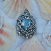 Size 6, Tidal Tower, Blue Topaz