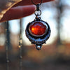 Pendant, Lunar Dew, Spessartine Garnet