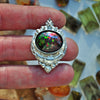 MADE TO SIZE! Lunar Dew Ring, Black Opal