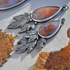 Pendant, Falling Leaves, Dendritic Agate