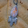 Pendant, Falling Leaves, Dendritic Agate