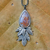 Pendant, Falling Leaves, Dendritic Agate