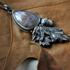 Pendant, Falling Leaves, Dendritic Agate