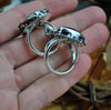 Size 9.5, Forest Dweller Ring Set, Mushroom Moon&Star