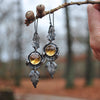 Falling Leaves, Earring Pair