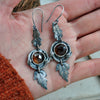 Falling Leaves, Earring Pair