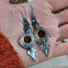 Falling Leaves, Earring Pair