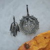 Harvest Charms, Ancient Triskeles Coin & Wheat