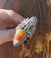 Size 6, Haunted Candy Corn, Ring