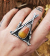 Size 9.25, Candy Corn October House, Ring