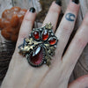 SIZE 6 Hallo-uary Feb-O-Ween! Autumn Queen ring!