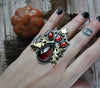 SIZE 6 Hallo-uary Feb-O-Ween! Autumn Queen ring!