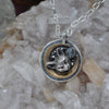 Pendant, Dreaming Cat, Cat Eye Moonstone