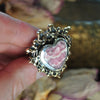 SIZE 6, Lover's Ivy, Argentinian rhodochrosite