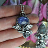 PENDANT, Bouquets Brought on Bat Wings, Tanzanite