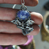 PENDANT, Bouquets Brought on Bat Wings, Tanzanite