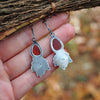 Falling Leaves, Earring Pair