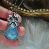 Pendant, Aquamarine with Phantom