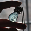 Pendant, Aquamarine with Phantom