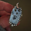 Size 5.5, Winter Moon, Dendritic Agate