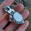 Size 8, Baby Yule Goat Helga, Chalcedony Druzy