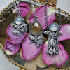 PENDANT, Bouquets Brought on Bat Wings, Moonstone